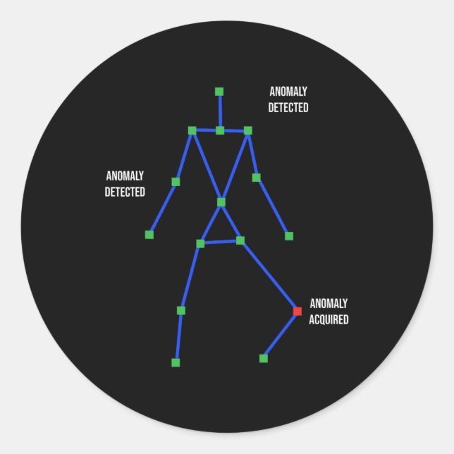 Pegatina Redonda Caza De Fantasma Hinchas De Investigación Paranorm (Anverso)