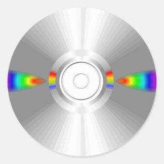 PEGATINA REDONDA CD