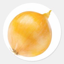 Pegatina Redonda Cebolla