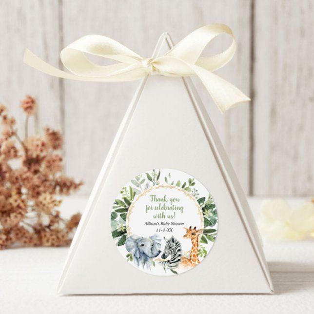 Pegatina Redonda Cebolla de oro de los animales de Safari (Subido por el creador)