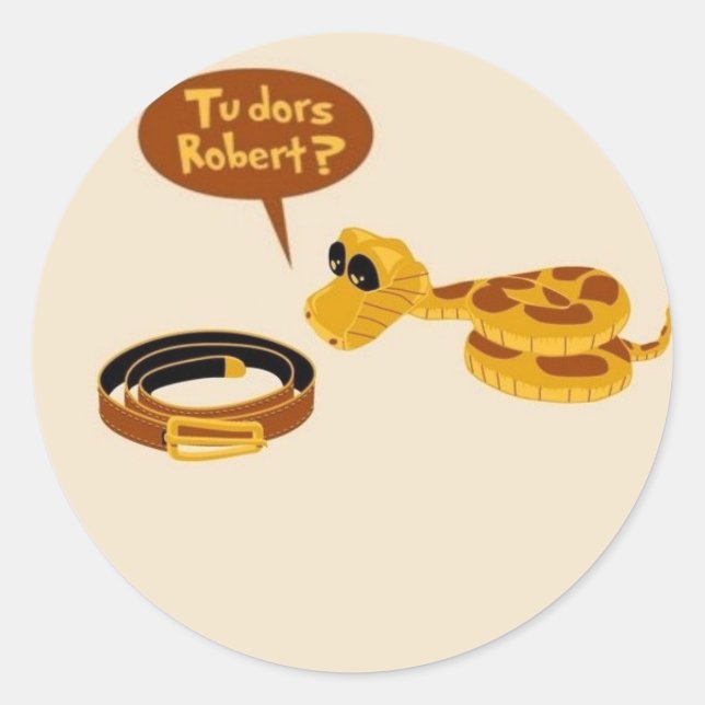 Pegatina Redonda Ceinture (Anverso)