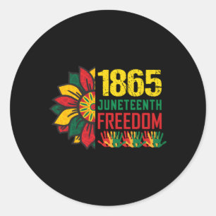 Pegatina Redonda Celebración de junio de 2023 desde 1865