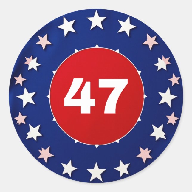 Pegatina Redonda Celebrar 47 (Anverso)