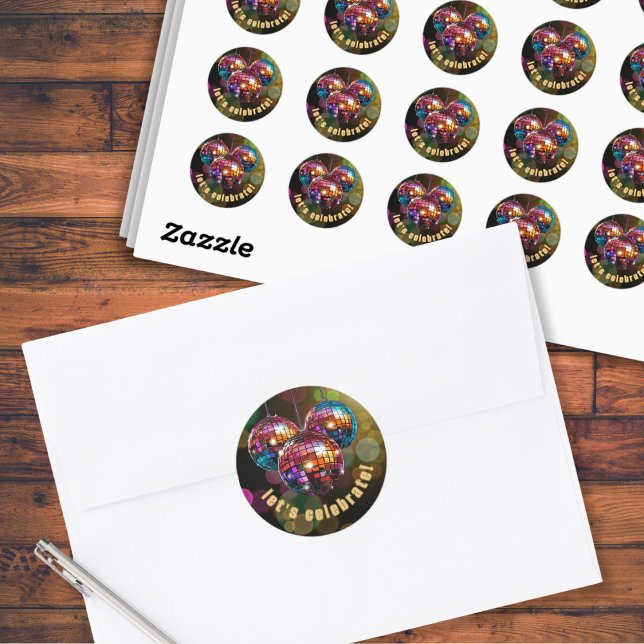 Pegatina Redonda Celebremos el colorido (Subido por el creador)