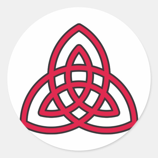 Pegatina Redonda celtic symbol (Anverso)