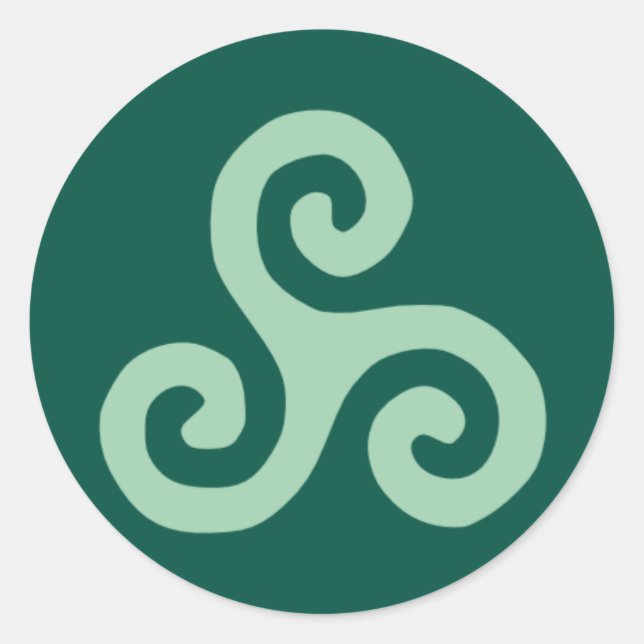 Pegatina Redonda Celtismo 1 (Anverso)