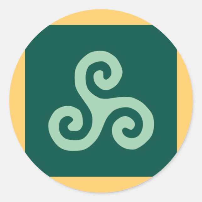 Pegatina Redonda Celtismo 1 (Anverso)