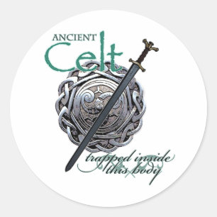 Pegatina Redonda Celts antiguos