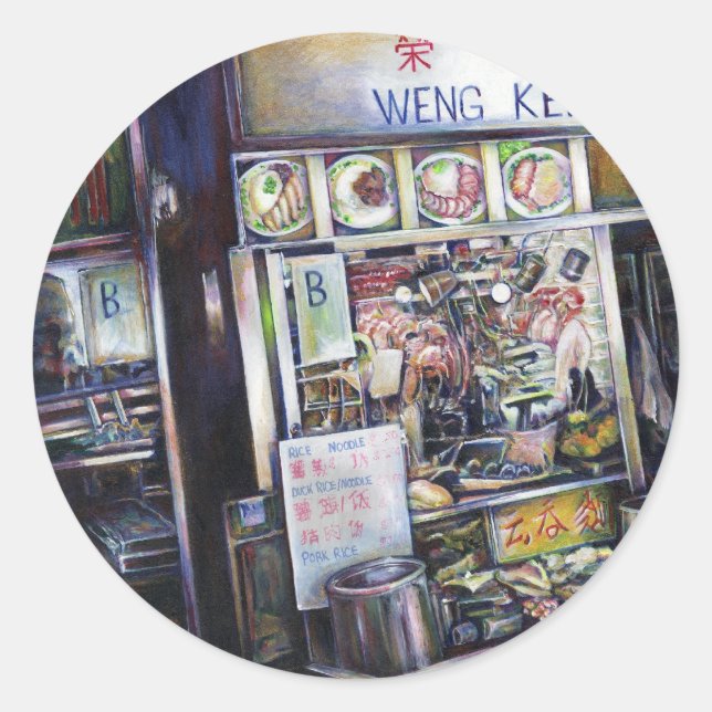 Pegatina Redonda cenosillicaphia (Anverso)