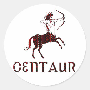 Pegatina Redonda Centaur