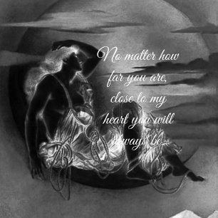 Pegatina Redonda Cerca de mi corazón