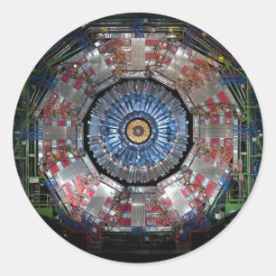 Pegatina Redonda CERN Shiva LHC