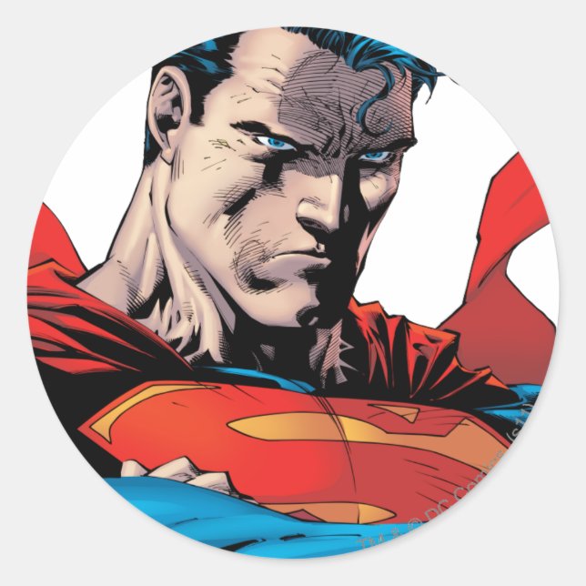 Pegatina Redonda Cerrar cara (Anverso)