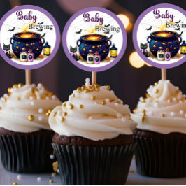 Pegatina Redonda Cerveza para un Bebé