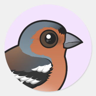 Pegatina Redonda Chaffinch