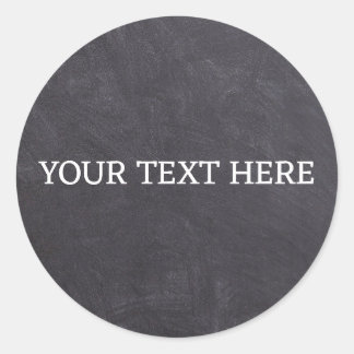 Pegatina Redonda Chalkboard Spice Jar Classic Round Circle
