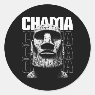 Pegatina Redonda Chama Mma Artes Marciales Mixtas Fan Muay Thai Kic