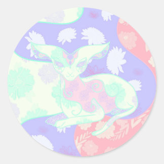 Pegatina Redonda Chamalion