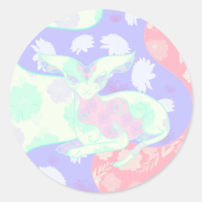 Pegatina Redonda Chamalion (Anverso)