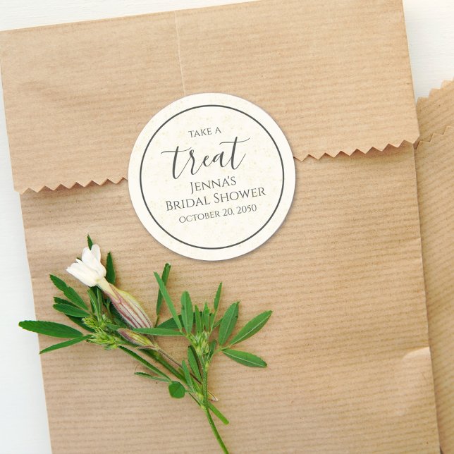 Pegatina Redonda Champán Caligrafía Acuarela para Despedida de Solt (Subido por el creador)