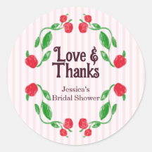 Champán de boda Apple Pink Love and Thanks