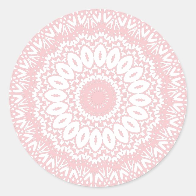 Pegatina Redonda Chantilly Lace Seal (Anverso)