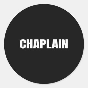Pegatina Redonda Chaplain