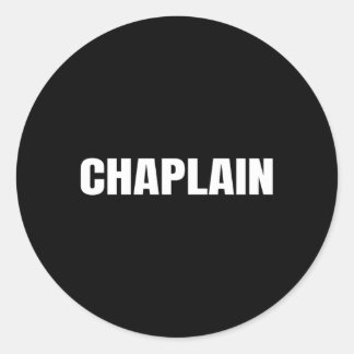 Pegatina Redonda Chaplain