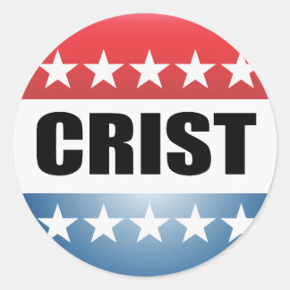 PEGATINA REDONDA CHARLIE CRIST