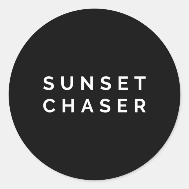 Pegatina Redonda Chaser (Anverso)