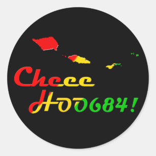 PEGATINA REDONDA CHEE HOO