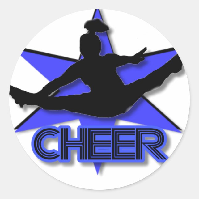 Pegatina Redonda Cheerman (Anverso)