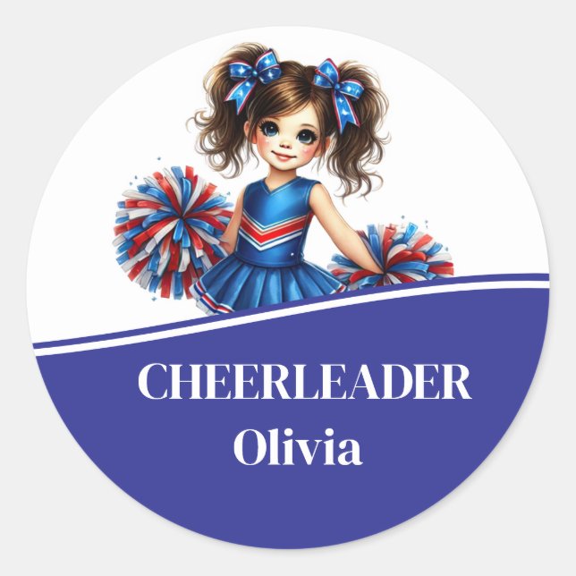 Pegatina Redonda Cheerman (Anverso)