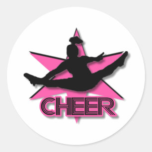 Pegatina Redonda Cheerman