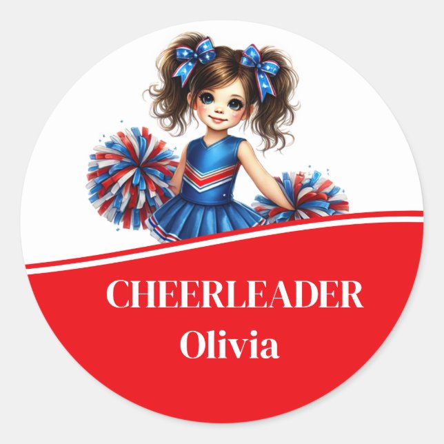 Pegatina Redonda Cheerman (Anverso)