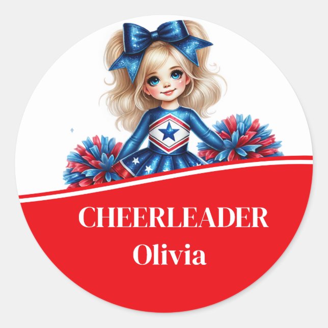 Pegatina Redonda Cheerman (Anverso)