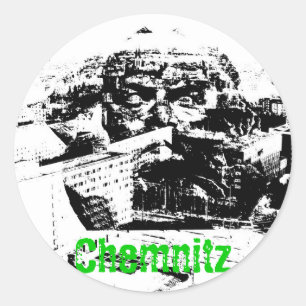 Pegatina Redonda Chemnitz
