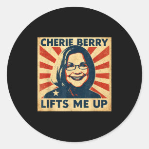 Pegatina Redonda Cherie Berry Me Levanta La Propaganda Ster Nc Dive