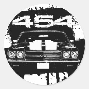 Pegatina Redonda Chevelle 454