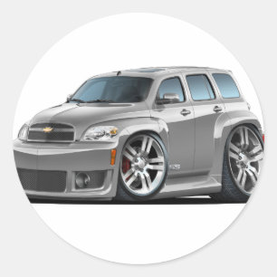 Pegatina Redonda Chevy HHR SS Silver Truck