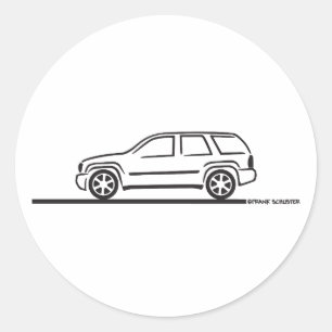 Pegatina Redonda Chevy Trailblazer SS 2009