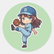 Chibi Béisbol Edición 2026 - Lanzador preparándose