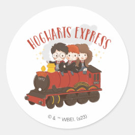 Pegatina Redonda Chibi HOGWARTS EXPRESS™ Ride