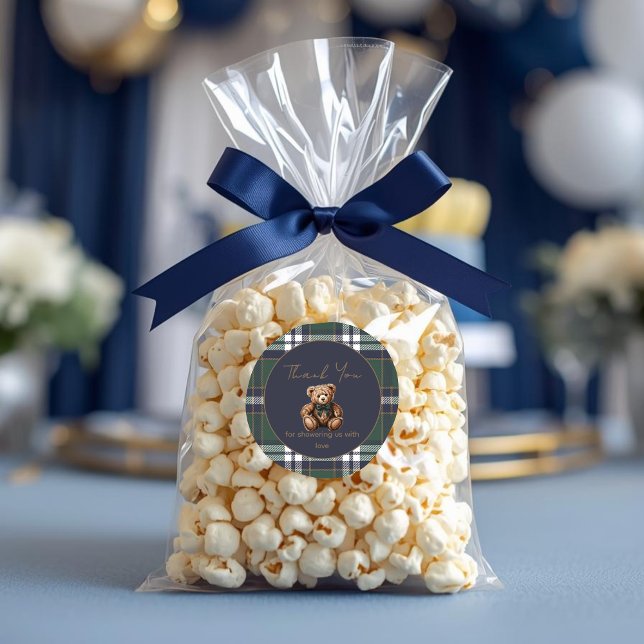 Pegatina Redonda Chic Elegant Fancy Bear Theme sticker (Subido por el creador)