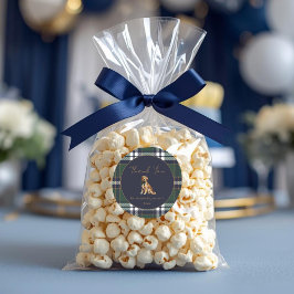 Pegatina Redonda Chic elegant Fancy Dog Theme sticker