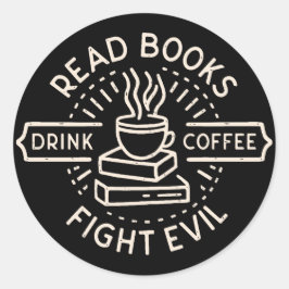 Pegatina Redonda Chica cristiano galardonado citas de los amantes d