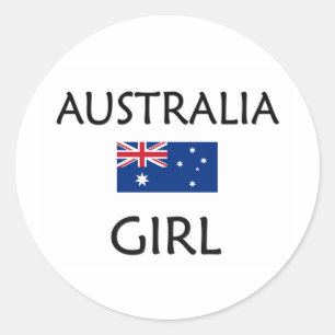 PEGATINA REDONDA CHICA DE AUSTRALIA