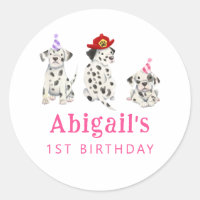 Chica de bomberos Cumpleaños Favor