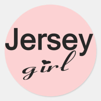 Pegatina Redonda Chica de Jersey