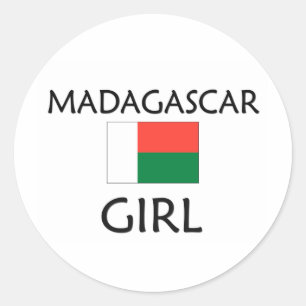 PEGATINA REDONDA CHICA DE MADAGASCAR